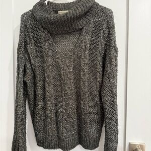 Urban Outfitters Charcoal Cowl Neck Sweater
